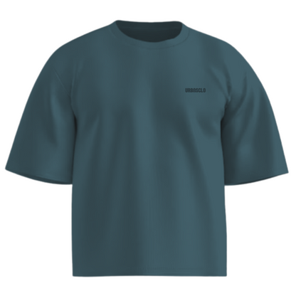 Mint Oversized Cropped Tee