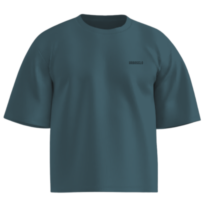 Mint Oversized Cropped Tee