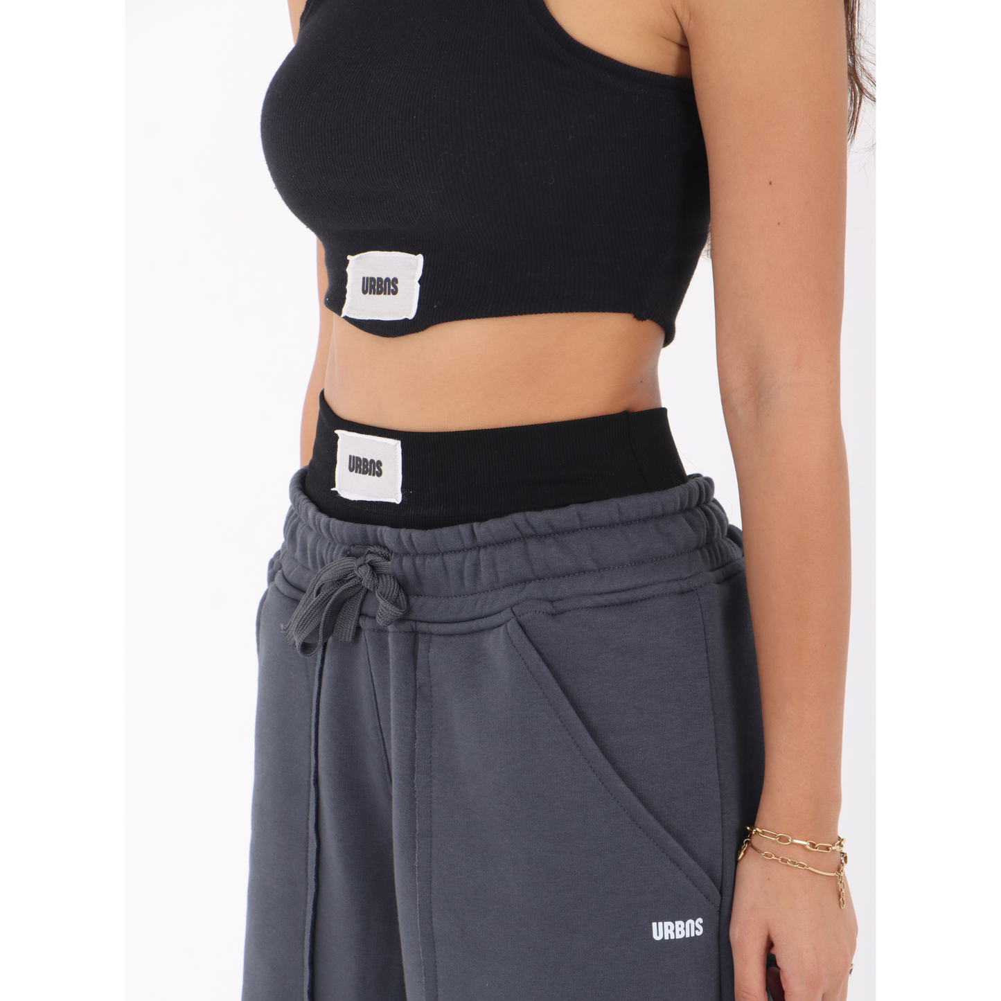 UrbnsEssentials Charcoal Oversized Sweats